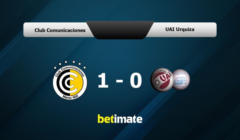 Club Comunicaciones Reserves vs UAI Urquiza Reserves» Predictions, Odds,  Live Score & Stats