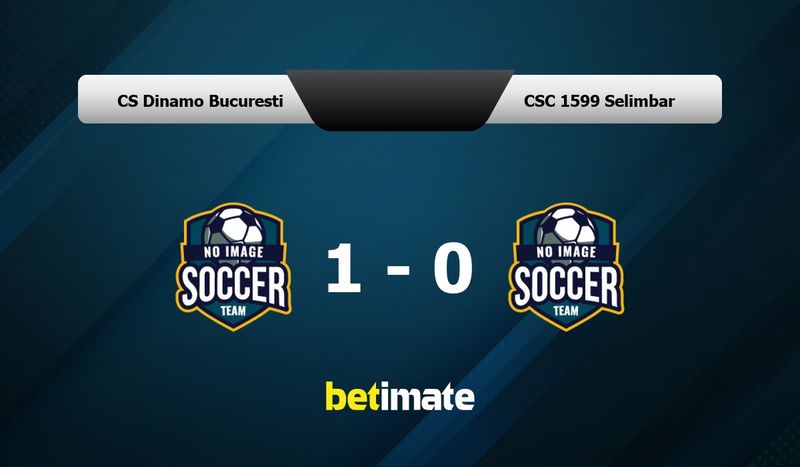 CS Dinamo Bucuresti vs CSC 1599 Selimbar Prediction, Odds & Betting ...