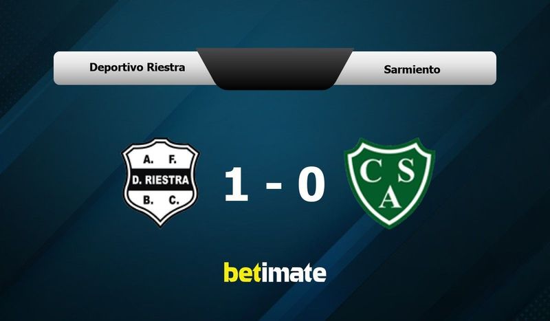 Pronóstico Deportivo Riestra vs Sarmiento 25/08/2025