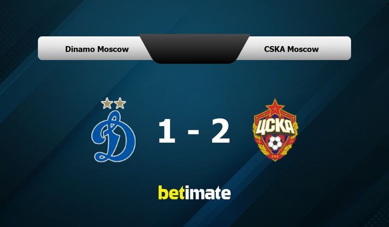 Dinamo Moscow vs CSKA Moscow Prediction, Odds & Betting Tips 08/17/2025