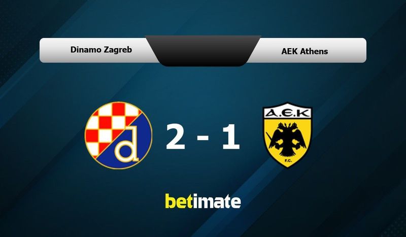 Dinamo Zagreb vs AEK Athens Prediction and Betting Tips