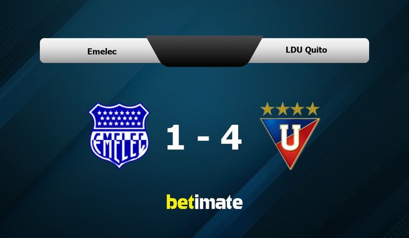 Pronóstico, cuotas y consejos de apuestas para el partido Emelec vs LDU ...