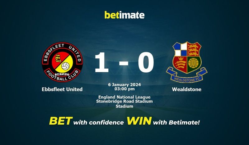 Ebbsfleet United vs Wealdstone Live Commentary & Result, 01/06/2024 ...