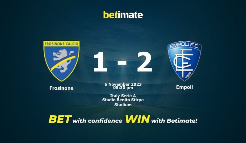 Genoa vs Empoli live score, H2H and lineups