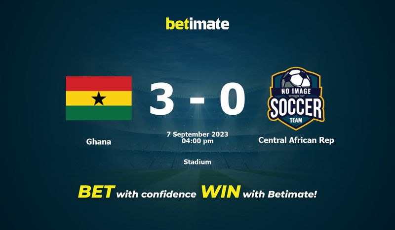 Ghana contra república centroafricana
