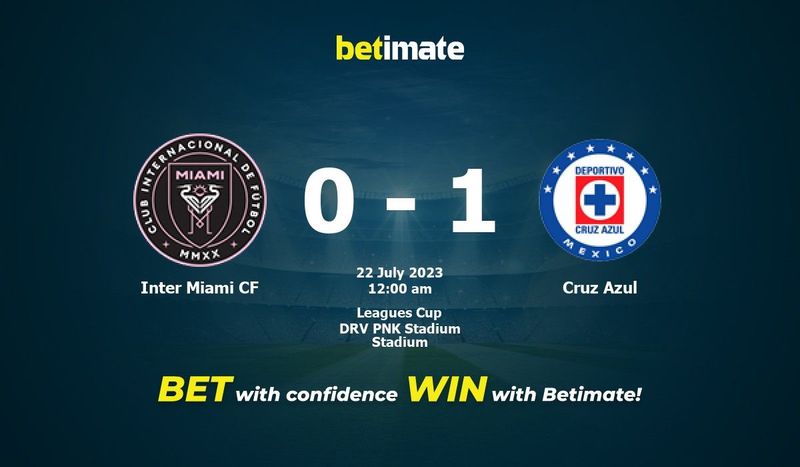 Inter Miami Cf X Cruz Azul Comentário E Resultado Ao Vivo 22072023 Copa Das Ligas 0247