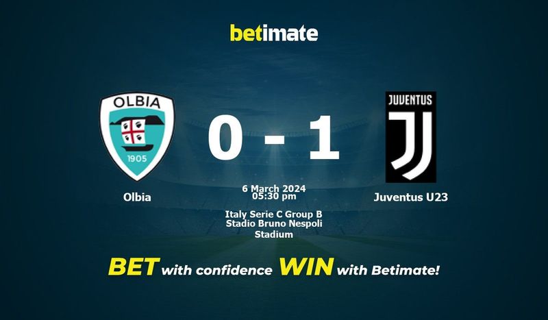 Olbia vs Juventus U23 Live Commentary Result 03 06 2024 Italy