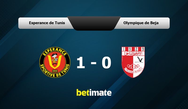 Espérance de Tunis vs Olympique de Beja Prédiction, cotes et conseils ...