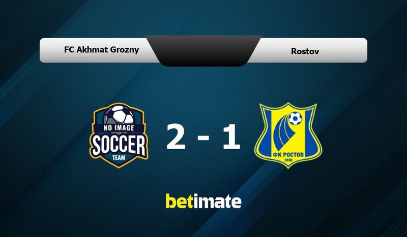 Palpite Akhmat Grozny x Rostov: 09/12/2023 - Campeonato Russo