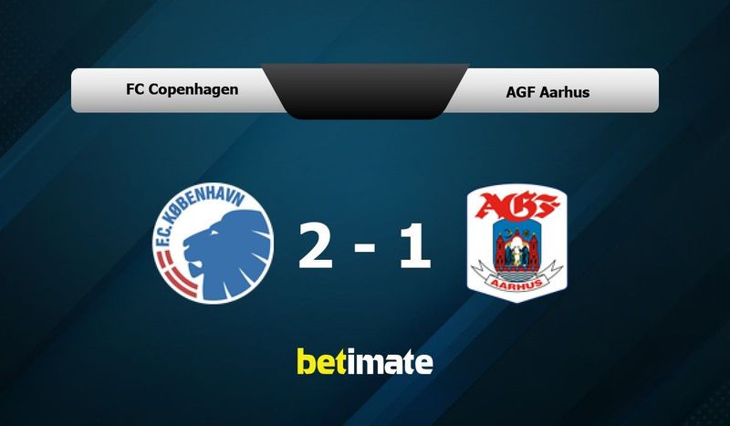Pronóstico, cuotas y pronósticos del FC Copenhague vs. AGF Aarhus (08 ...