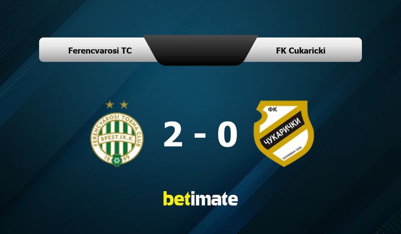 Ferencvarosi TC vs FK Cukaricki Prediction, Odds & Betting Tips 09/21/2023
