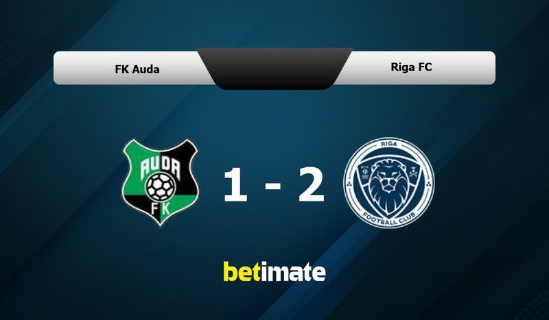 FK Auda vs Riga FC Prediction, Odds & Betting Tips 06/29/2026