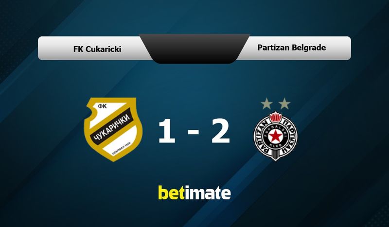 FK Cukaricki vs Partizan Belgrade Prediction, Odds & Betting Tips 11/01 ...