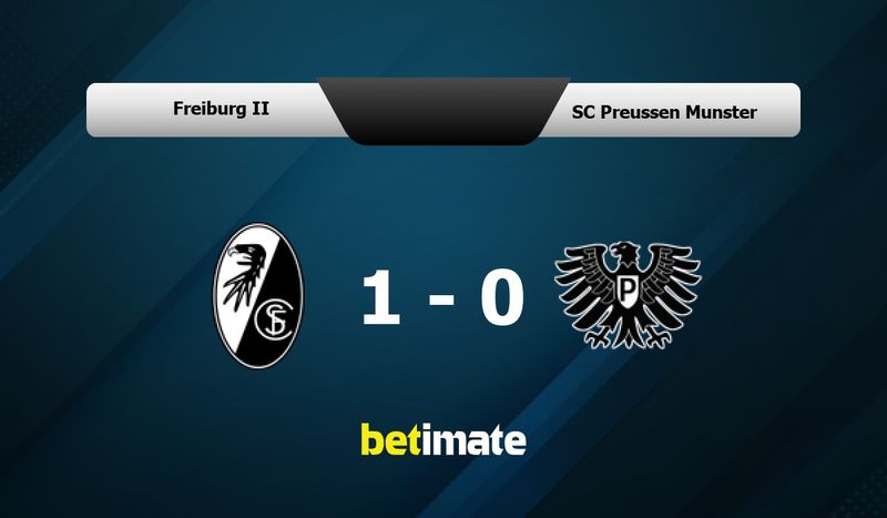 Freiburg II vs SC Preussen Munster Prediction, Odds & Betting Tips  11/12/2023