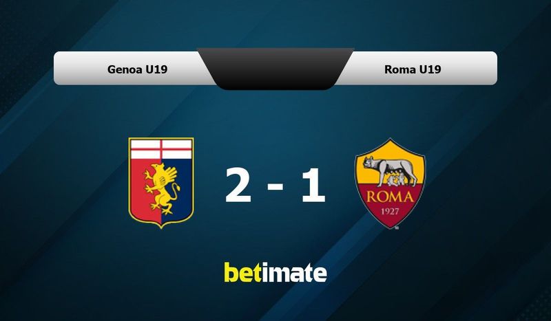 Genoa U19 vs Roma U19 17 December 2023 13:00 Football Odds