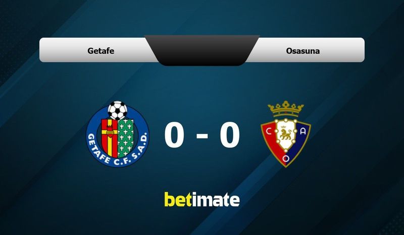 Getafe vs osasuna 2025 h2h