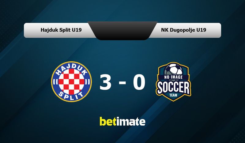 Hajduk Split U19 vs HNK Gorica U19 H2H stats - SoccerPunter