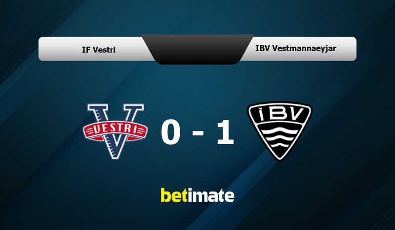 If vestri vs ibv vestmannaeyjar prediction odds betting tips 07 27 2025