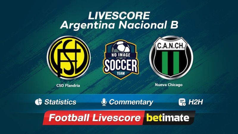 CSD Flandria vs Nueva Chicago live score, H2H and lineups