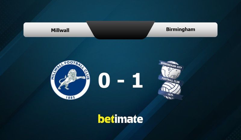 Millwall vs birmingham 2025 h2h