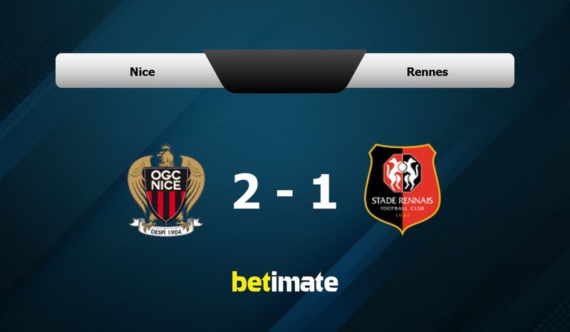 Nice Vs Rennes Nice vs Rennes Prediction, Odds & Betting Tips 03/08/2026
