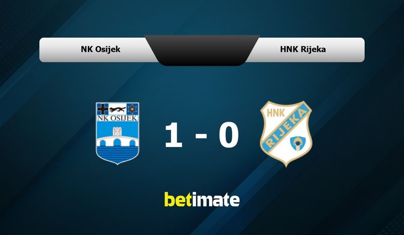 NK Osijek vs Rijeka: Live Score, Stream and H2H results 5/27/2023
