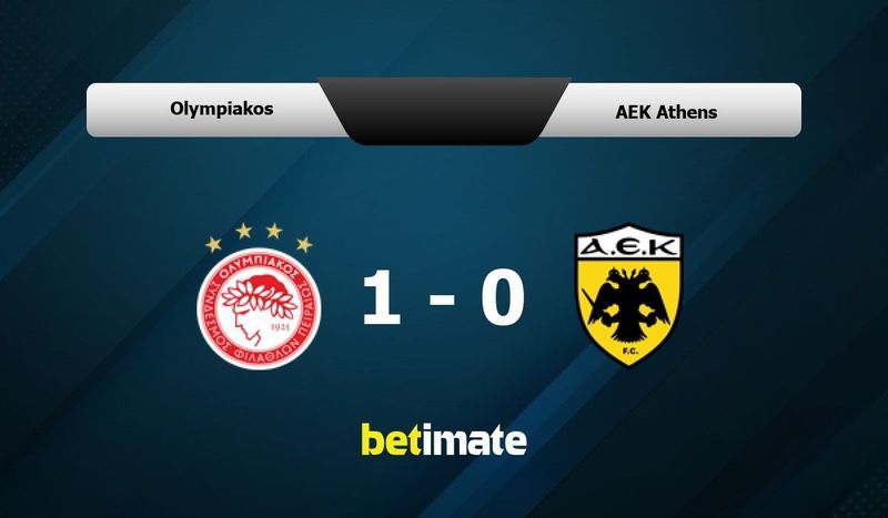 Aek 2025 athens-olympiakos h2h