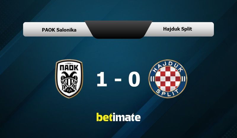 PAOK vs Hajduk Split Predictions, Tips & Match Preview