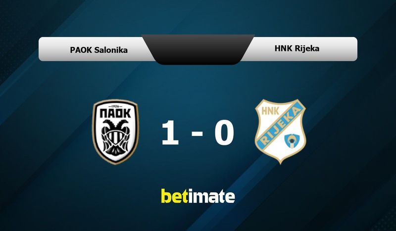 PAOK Salonika vs HNK Rijeka Prognóstico, Odds e Dicas de Apostas 28/08/2025