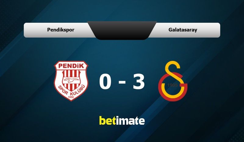 Pendikspor Vs Galatasaray Prediction Odds And Betting Tips 12022023 