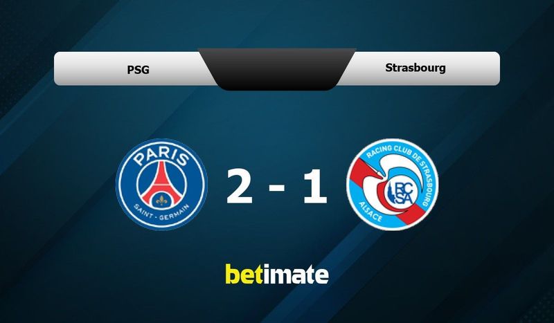 RC Strasbourg vs Paris Saint-Germain live score, H2H and lineups