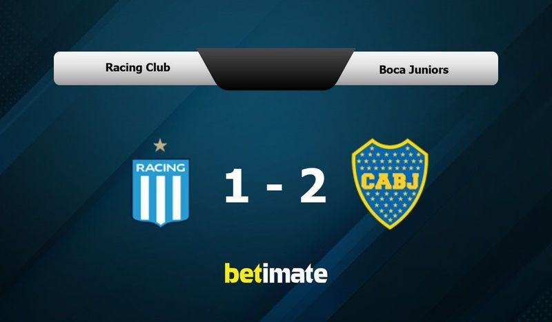 Racing Club vs Boca Juniors - live score, predicted lineups and H2H stats.