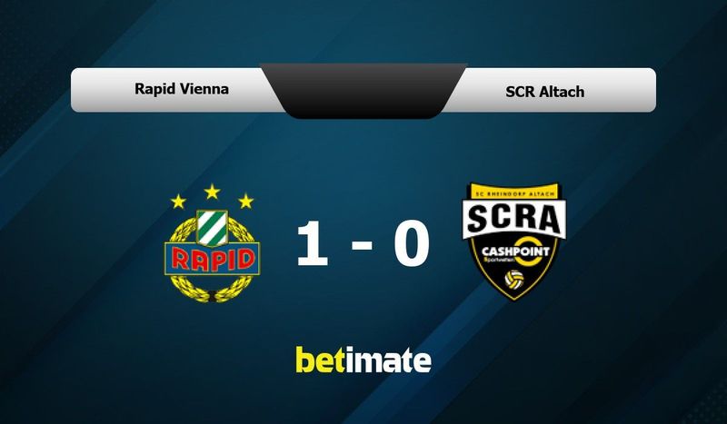 Rapid Vienna vs SCR Altach Prediction, Odds & Betting Tips 08/17/2025