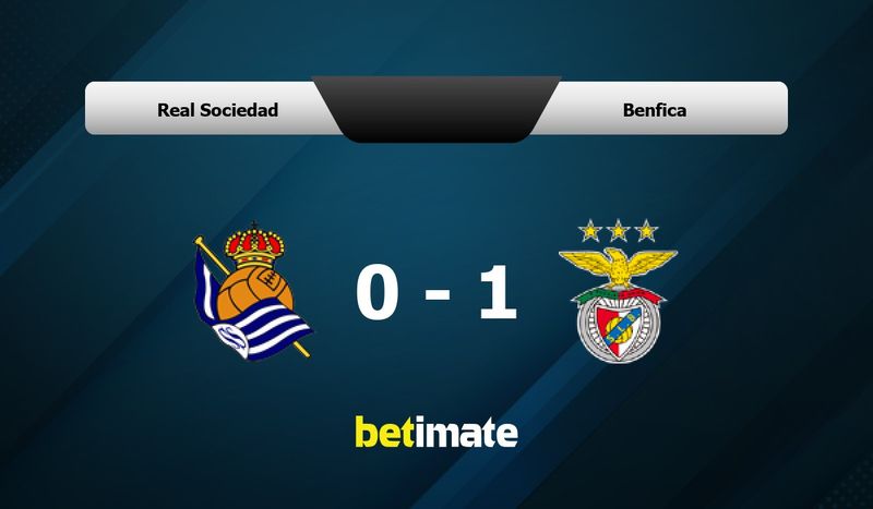 Real Sociedad vs Benfica Prediction, Odds & Betting Tips 11/08/2023