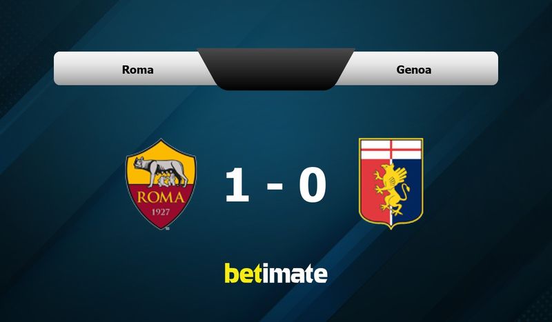 Roma vs Genoa Prediction, Odds & Betting Tips 12/29/2025