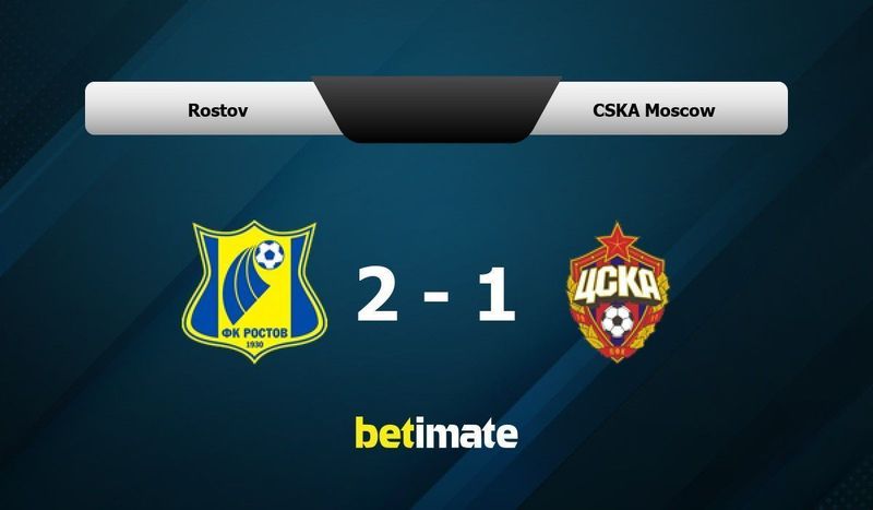 Rostov vs CSKA Moscow Prediction, Odds & Betting Tips 07/20/2024