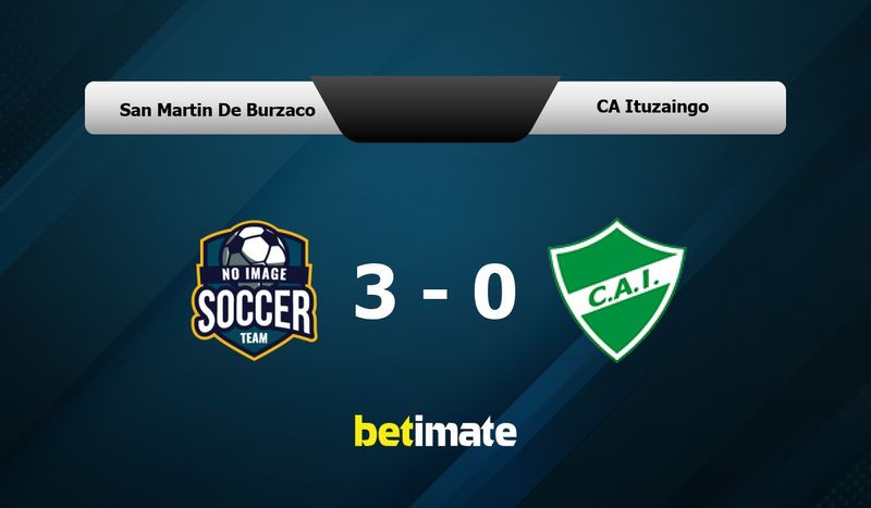 San Martin De Burzaco vs CA Ituzaingo Prediction, Odds & Betting Tips ...