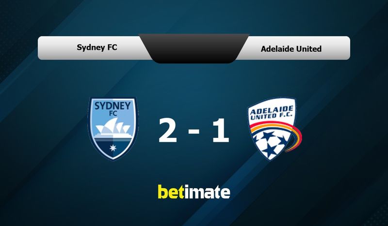 Sydney Fc Vs Adelaide United Prediction