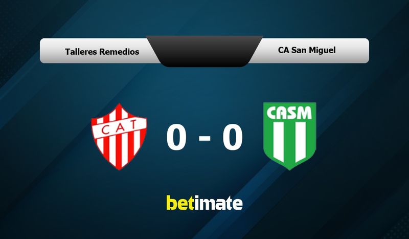 Talleres Remedios vs CA San Miguel livescore 16 Oct 2023 - Live football  results 24/7