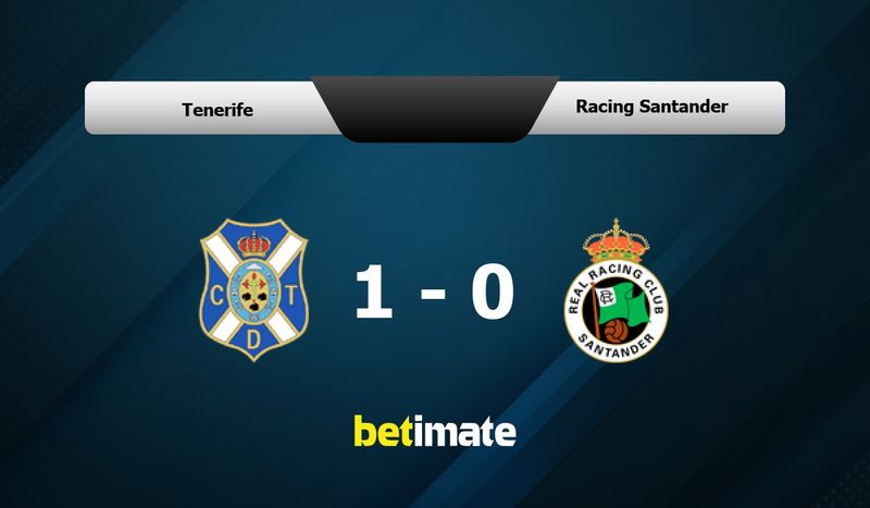 Tenerife vs racing santander
