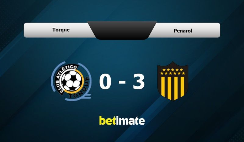 Torque vs CA Penarol» Predictions, Odds, Live Score & Stats