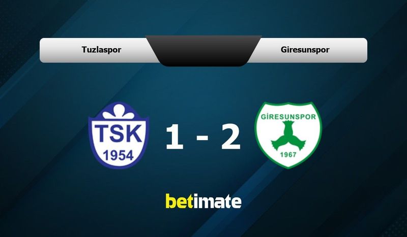 Tuzlaspor vs Giresunspor Prediction Odds Betting Tips 11 11 2023