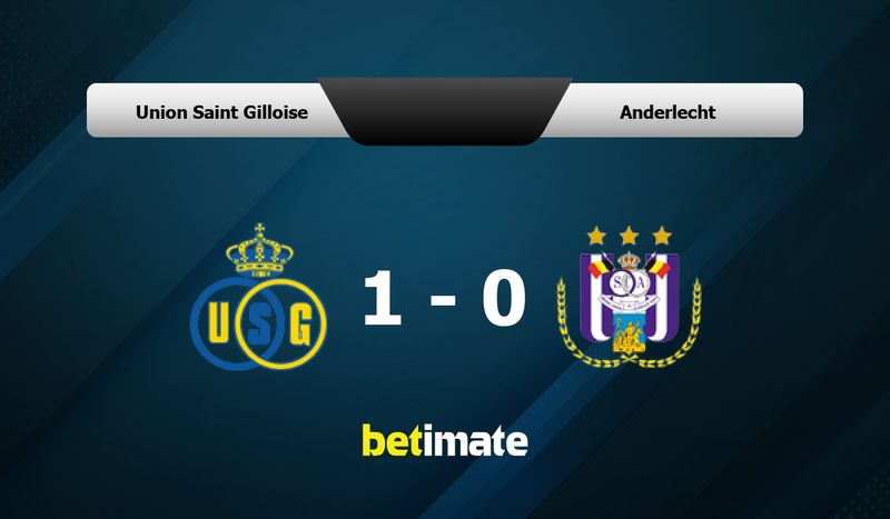 Belgian First Division A, RSC Anderlecht v Union Saint-Gilloise