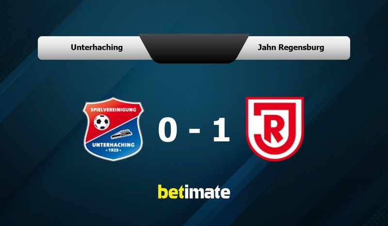 SpVgg Unterhaching - SSV Jahn Regensburg betting predictions and match  preview for 19 December 2023