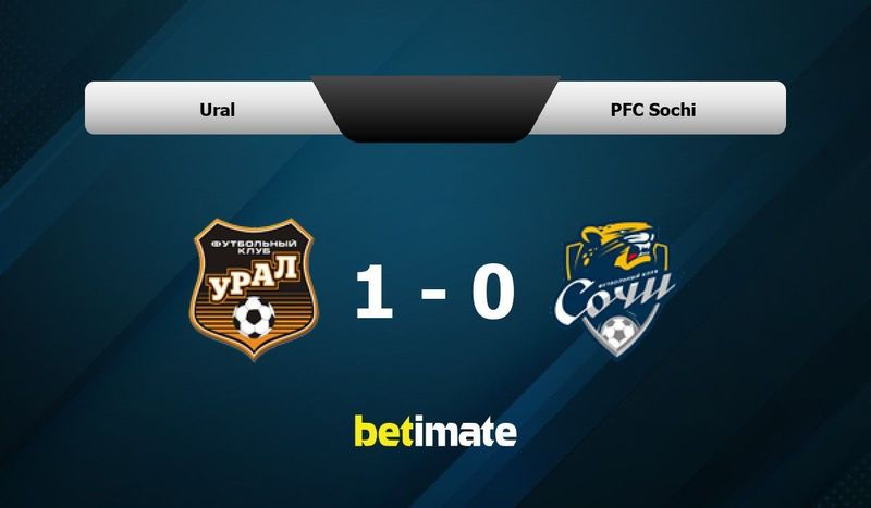 Ural vs PFC Sochi Prediction, Odds & Betting Tips 10/22/2023