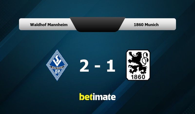 1860 Munich vs Waldhof Mannheim Predictions & Tips – High-scoring affair  tipped in the 3. Liga