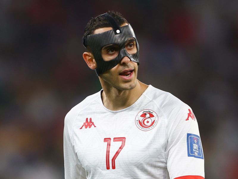 Máscara de nariz rota para deportes, protector de Argentina